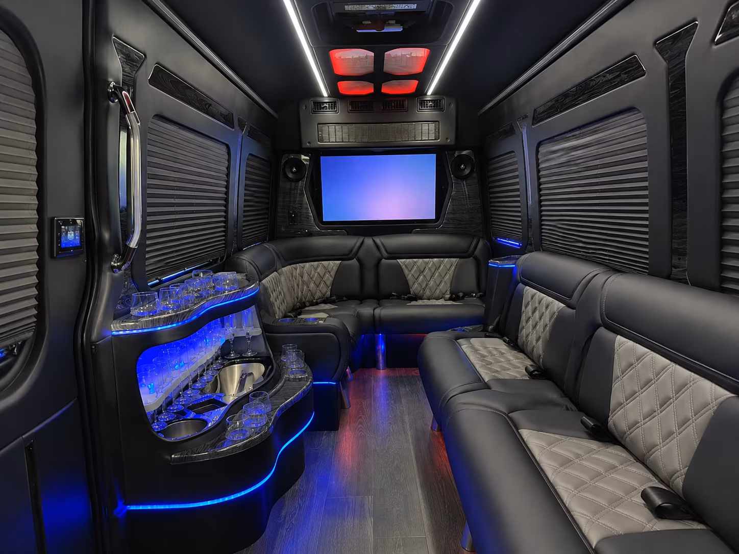 buena park charter bus interior 2