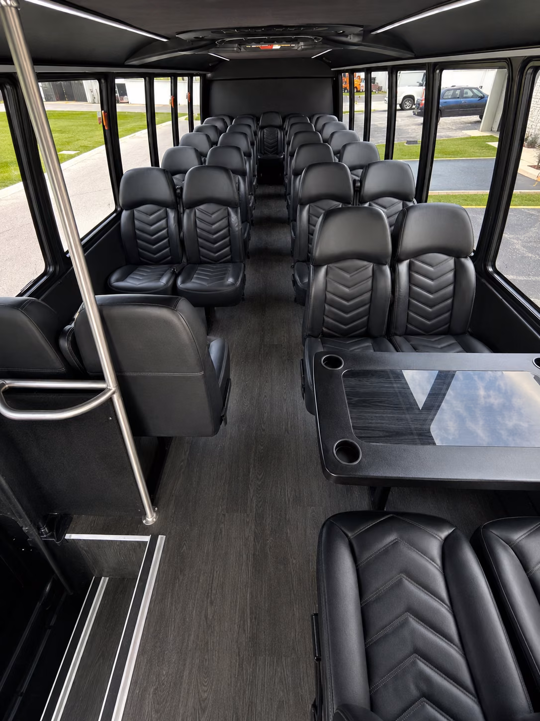 buena park school event transportation onboard seating