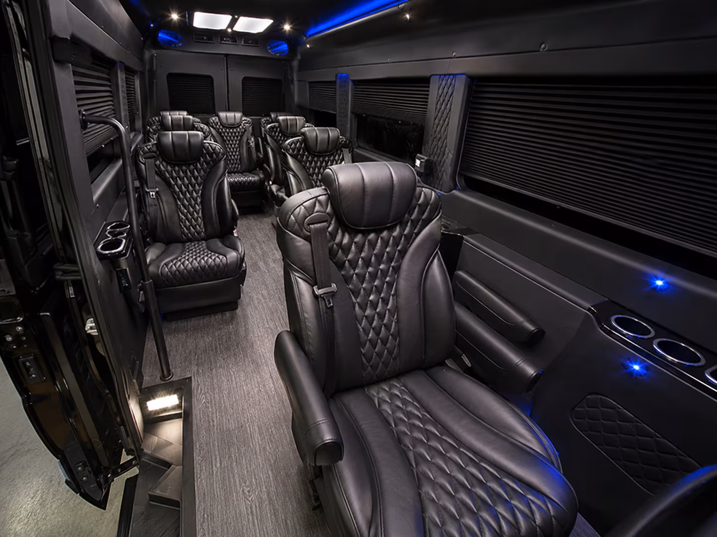 buena park wine tour brewery transportation onboard seating